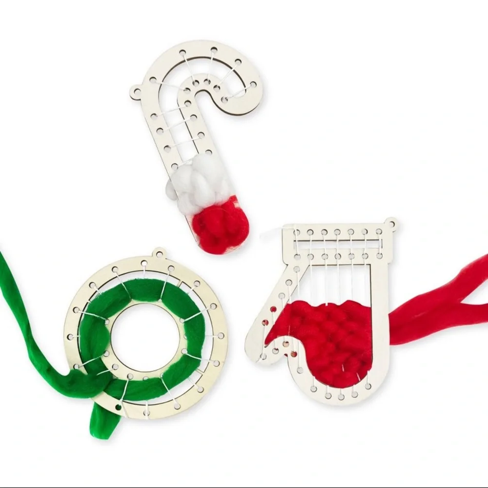 New! Target Bullseye Playground Mini Weaving Loom Set with 3 Holiday Designs